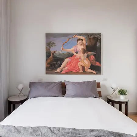 アパート Iflat Navona White And Stylish ローマ